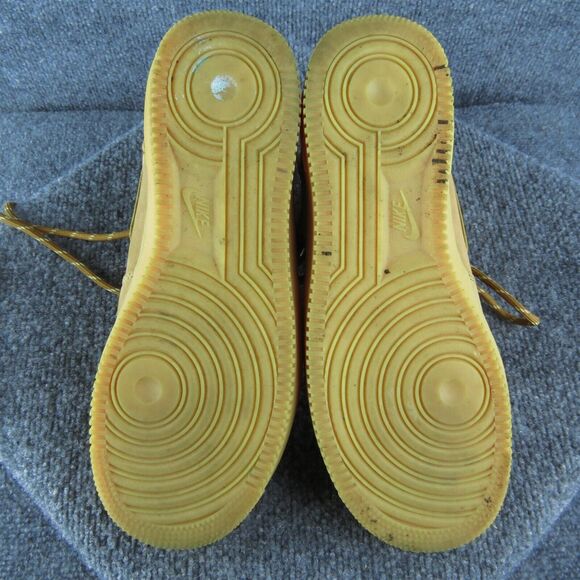 Nike Air Force 1 Mid 07 Men Sneaker Shoes Size 7‎ Medium Brown Leather Lace Up - Picture 9 of 11